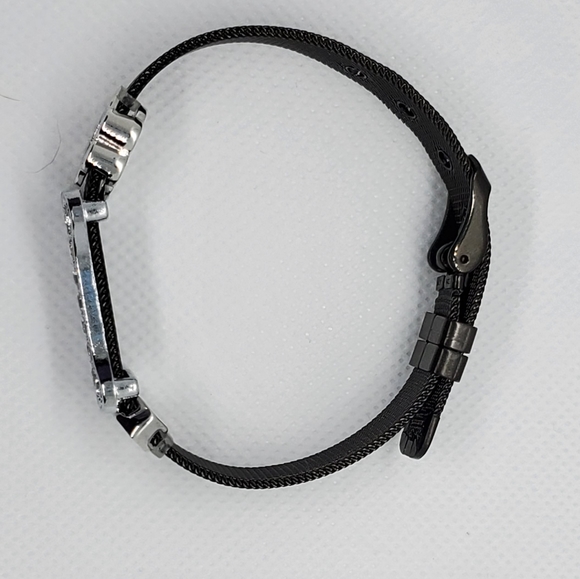 💗 Black/Silver Dog Mom Bracelet - Picture 5 of 7